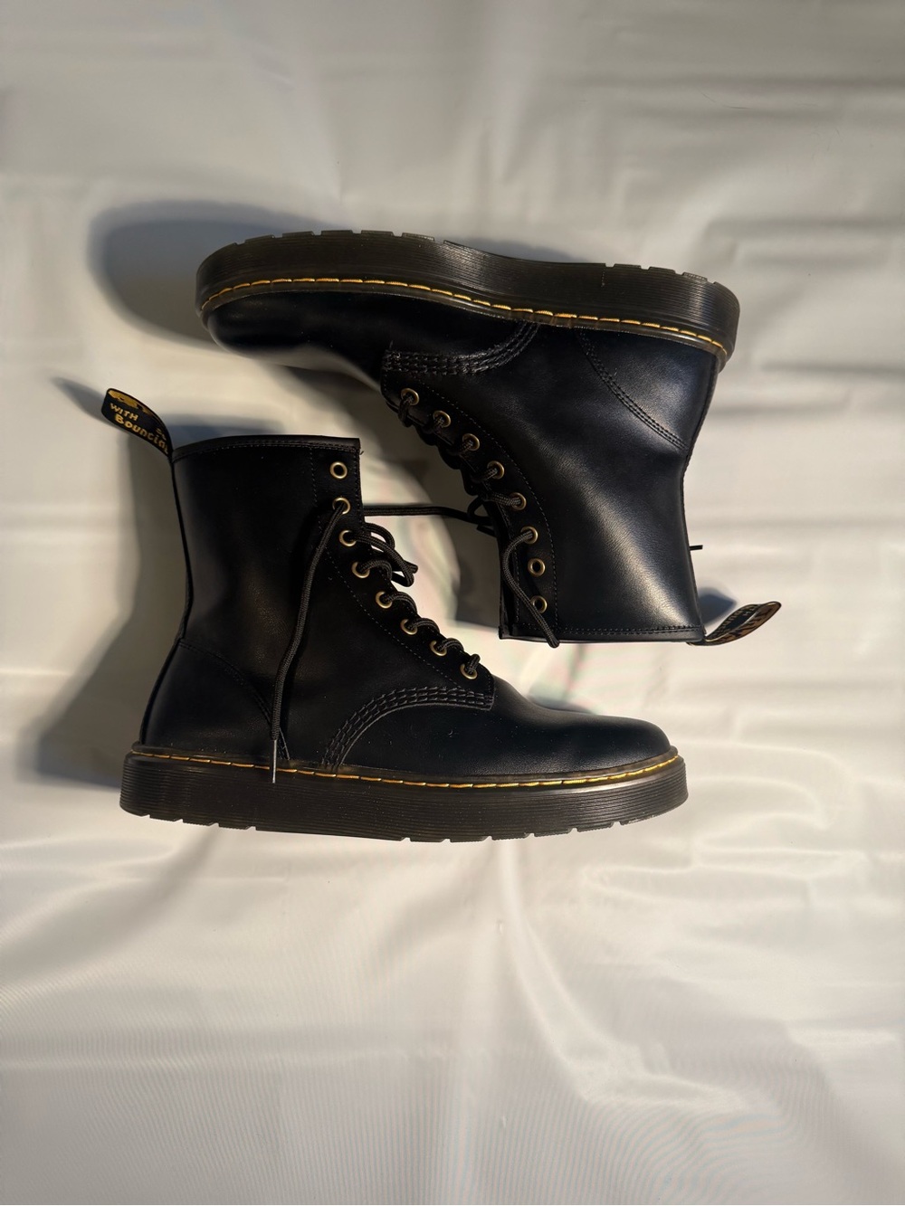 Dr. Martens Black Zavala Boots Mens 8/Women’s 10 - Picture 2 of 5